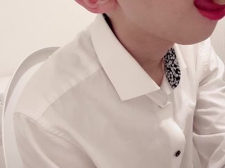【BL】トイレ中にフェラして欲しいと言われフェラするイケメン社会人