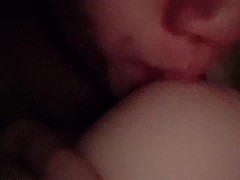 【女性向け】深夜のベッド、寝てる彼女のおっぱいを舐め続けるイケメン社会人 - Screenshot 14 of 16 - Boobs