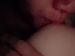 【女性向け】深夜のベッド、寝てる彼女のおっぱいを舐め続けるイケメン社会人 - Screenshot 16 of 16 - For Women