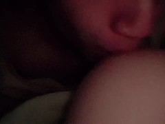 【女性向け】深夜のベッド、寝てる彼女のおっぱいを舐め続けるイケメン社会人 - Screenshot 6 of 16 - For Women