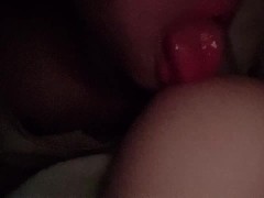 【女性向け】深夜のベッド、寝てる彼女のおっぱいを舐め続けるイケメン社会人 - Screenshot 8 of 16 - Licking