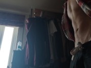 Preview 3 of Sexy male stripteases, hip thrusts and shakes with pleasure