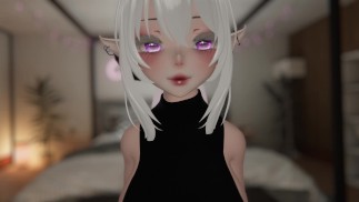 角质 vtuber 给你一个带有脏话的 JOI UwU - VRchat erp - 预告片