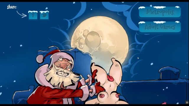 Cartoon Santa Eating Pussy - Christmas Eve in Metropolis [xmas Hentai PornPlay] Santa got Stuck while  Delivering Dildo Toys - Pornhub.com