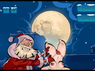Heiligabend in Metropolis [xmas Hentai PornPlay] Der Weihnachtsmann Steckt Fest, Während