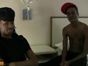 Preview 2 of Dontrez Gets Some Good Dick and Facial from Hoody LaVaye