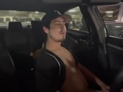 Preview 3 of Caught Jerking In My Car And She Helped Me Cum! Whoa!