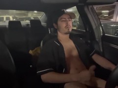 Video Caught Jerking In My Car And She Helped Me Cum! Whoa!