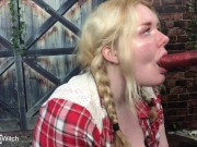 Preview 3 of Teen Farm Slut BJ, Fuck, Doggy Style - BustySeaWitch