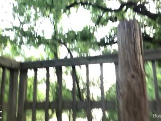 Saggy Tit Teen Fucks BBC inPublic &Masturbates Risky Solo - BustySeaWitch