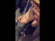 Preview 3 of Twink Public Fitting Room Cumshot