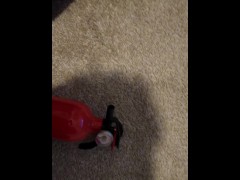 SILLY 18YR OLD FUCKS FIRE EXTINGUISHER TILL IT POPS (4K)