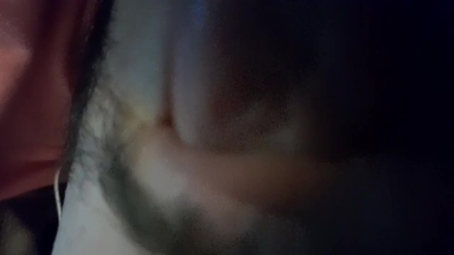 Quick Wank of Small Dick and Tasting Cum, Close up of Cum Oozing out of Foreskin