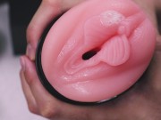 Preview 5 of I'll fuck your pussy like this plastic toy