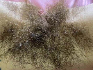 bush, after orgasm, close up, pov