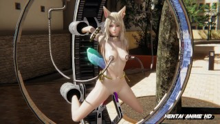 Ahri Fucked by a Fucking Machine - Pornhub.com