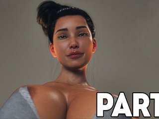 brunette, role play, pc gameplay, big boobs