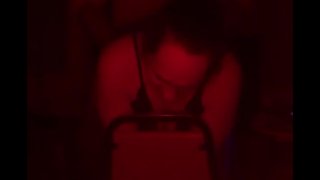 Big Booty Slut gets Railed out In Red Room