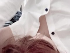 【手錠✖️イラマ】身動き取れない状況で喉奥までチンコを入れて動かす - Screenshot 14 of 16 - Back