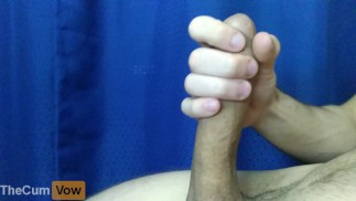CLOSE UP Cumshot - Langsame Masturbation & Intensiver Orgasmus (Dicker Cumshot)