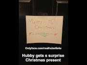 Preview 1 of Wife shares husband with the nanny for Christmas (yes she really is our nanny)