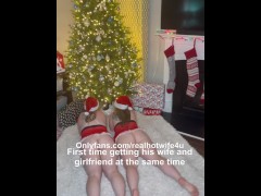 Wife shares husband with the nanny for Christmas (yes she really is our nanny)  