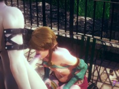 Zelda Yaoi Femboy - Link Blowjob (uncensored)