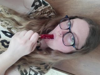 popsicle, chubby, bbw, asmr