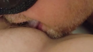 Hubby Licks Milf Pussy Until She Cums Hard. (Clip)