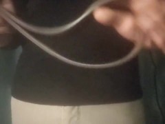 French man teaches about kink and Spanking with a belt