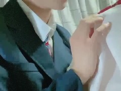 【女性向け】あの頃の青春を。11分間おっぱいを舐め続けるイケメン高校生「上手くできてるかな？」 - Screenshot 1 of 16 - Women