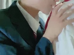 【女性向け】あの頃の青春を。11分間おっぱいを舐め続けるイケメン高校生「上手くできてるかな？」 - Screenshot 2 of 16 - Handsome