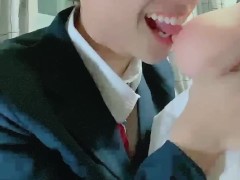 【女性向け】あの頃の青春を。11分間おっぱいを舐め続けるイケメン高校生「上手くできてるかな？」 - Screenshot 7 of 16 - Handsome