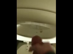 jerking off in the bathroom again (I thought I uploaded this but apparently not) 