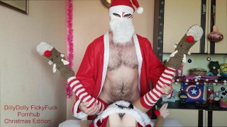 С Рождеством Христовым косплей Санта-Клауса для женщин, Gays POV FPOV Realdoll, Sex Doll