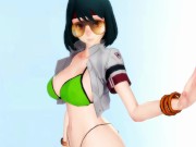 Preview 4 of MMD HMV sexy dance photoshoot turns into HOT SEX