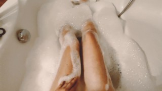 Playing with myself in bathtub