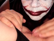 Preview 5 of Pussy Lick JOKER & Harley Why So Serious? - Foxxy