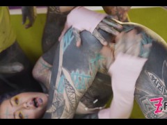 Video hard DOUBLE ANAL from crazy TATTOO PUNK - ATM, Gape, Facial, Prolapse, Swalow, DAP - goth alt girl