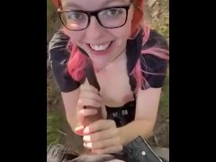 Video Art Student Sucks off Stranger in The Woods