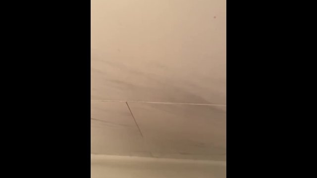 Massive cumshot in the shower