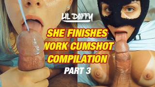 She Finishes Work Cumshot Compilation Part 3 Lil Daffy