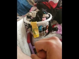 Normal guy plays with dick