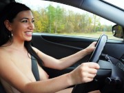 Preview 5 of Hanna Orio driving naked