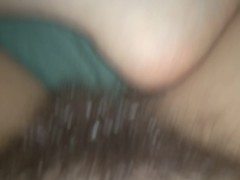 PinkMoonLust Got a New Bong to Smoke 420! She flashes her happy hairy pussy! Come watch me smoke! 
