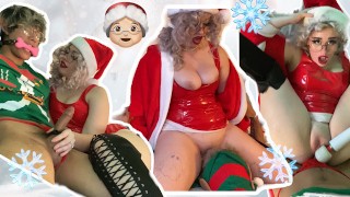 Mrs Claus The Femdom MILF Deceives Santa With A Gullible HORNY CHRISTMAS ELF