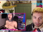 Preview 5 of Beautiful Anime E Girl Ahegao while Fingering her Sexy Asshole | Hottest Girl REACTION