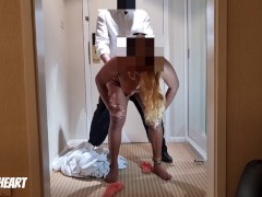 Dropped My TOWEL and Let a ROOM SERVICE Guy FUCK Me and CUM In My PUSSY