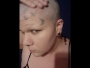 Preview 4 of Buzz cut with clippers and then razor shaved smooth