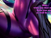 Preview 1 of Hentai JOI - Widowmaker Breaks you in (sissy, femdom, assplay, CBT, edging, cum from anal)